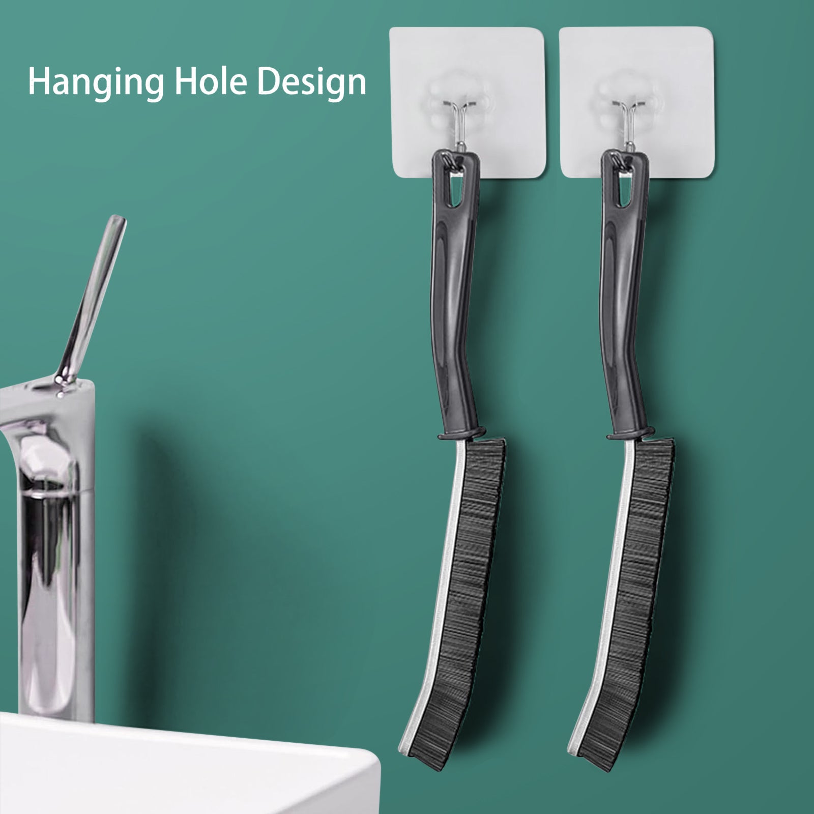 Crevice Cleaning Brush -3 Pcs Hard Bristle Brush
